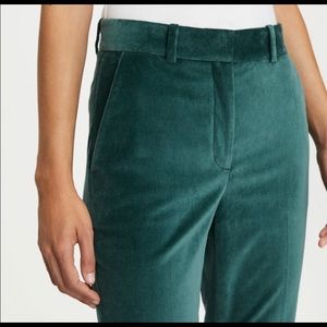 NWT - Aritzia - Babaton, Wyatt Velvet Pant - Green